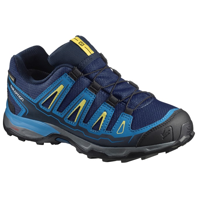 SALOMON X-ULTRA GTX® J Philippines - Kids' Hiking Shoes - Navy/Black | 961584-KMF